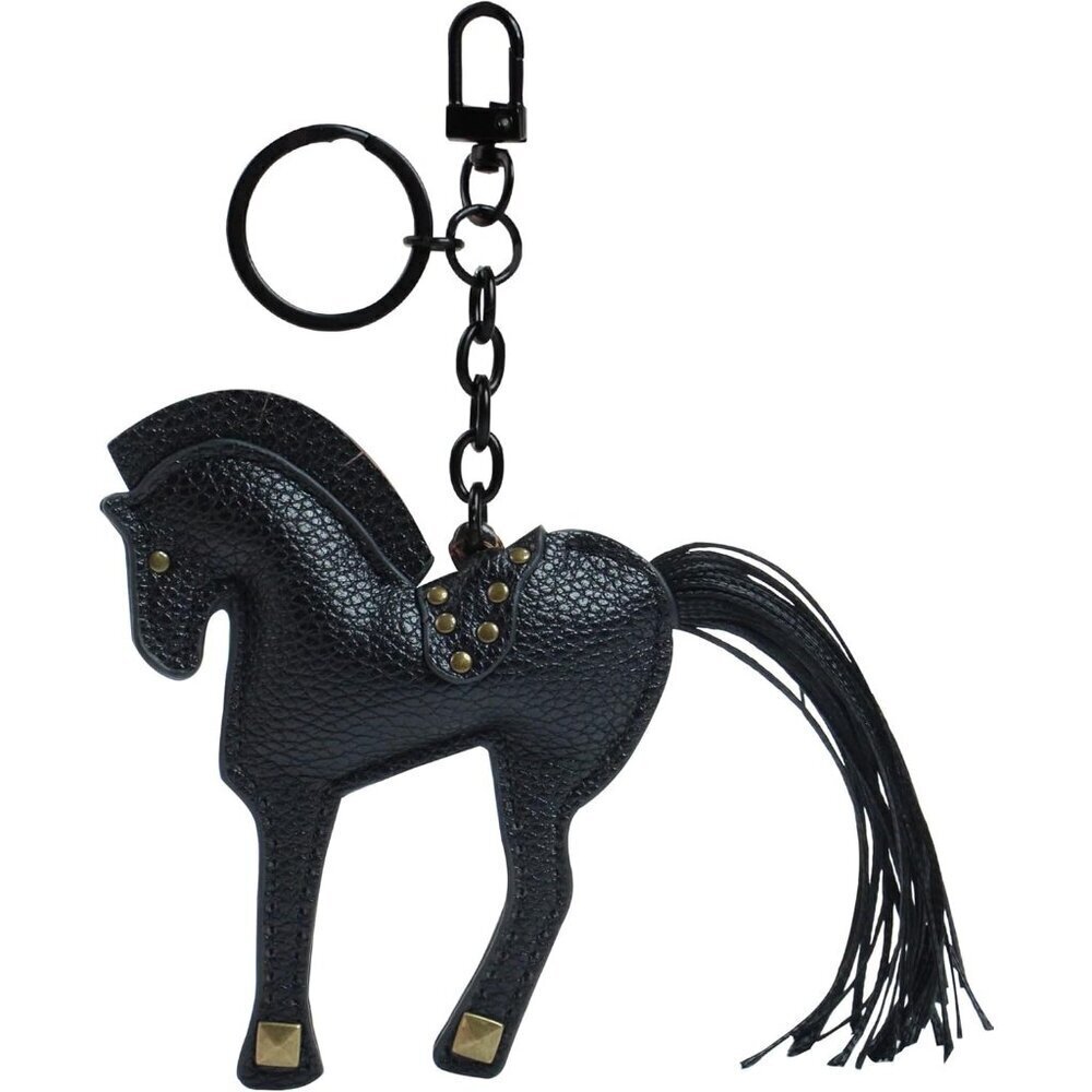 Horse Keychain Leather Hanging Charm for Bags Purse Backpack Women Gift